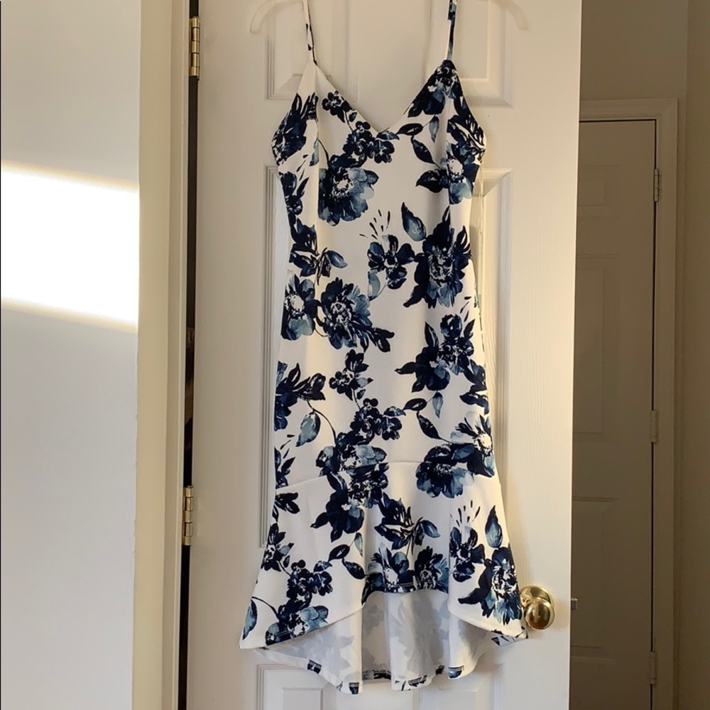 White and Blue Dress